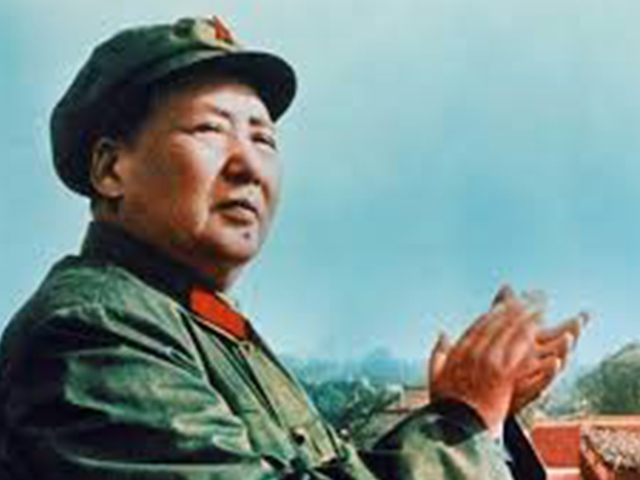 Mao Zedong, entonces líder del Partido Comunista Chin