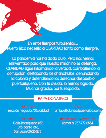 AD CLARIDAD, PARA DONATIVOS