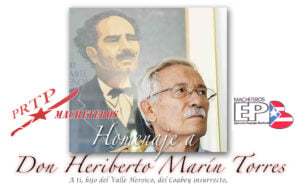 Los Macheteros rinden homenaje a don Heriberto Marín