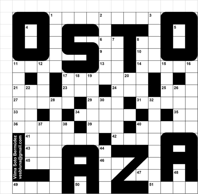 Ostolaza, María-Crucigrama