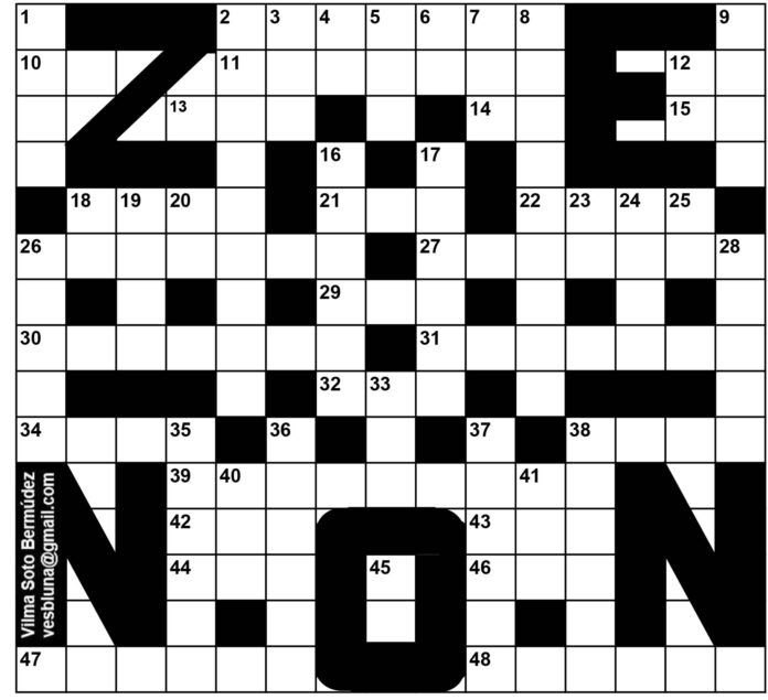 Zenón Cruz, Isabelo-Crucigrama