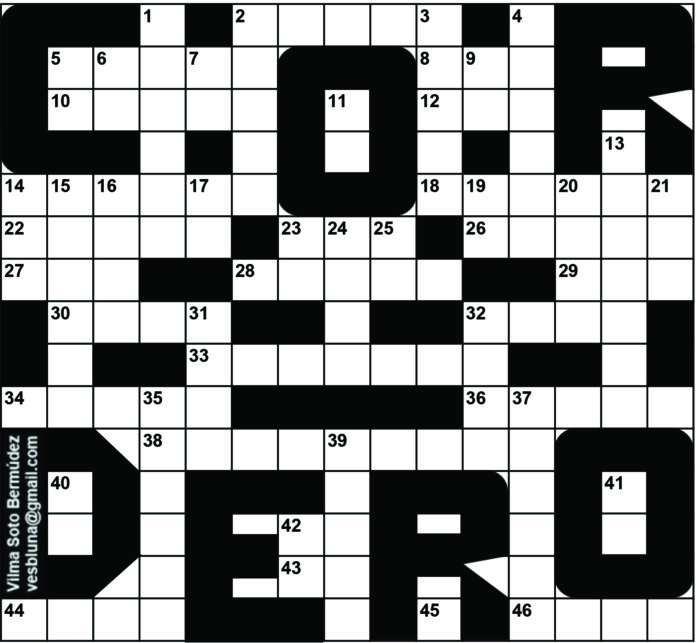 Cordero Ortiz, Ernesto-Crucigrama-1