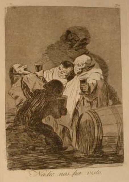 p.18 Capricho 79. Nadie nos ha visto, Francisco de Goya