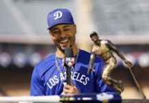 Mookie Betts: premio Roberto Clemente 2025