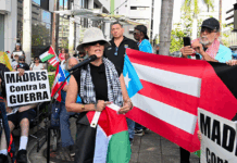 Viva Palestina: El piquete # 100 de Madres Contra la Guerra