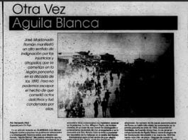 Águila Blanca una y otra vez