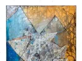 Improvisación sobre triángulo.2026.Medio mixto. 32"x20"