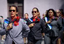 Marchan por las mujeres trabajadoras