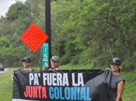 Siguen las protestas contra la Junta de Control Fiscal