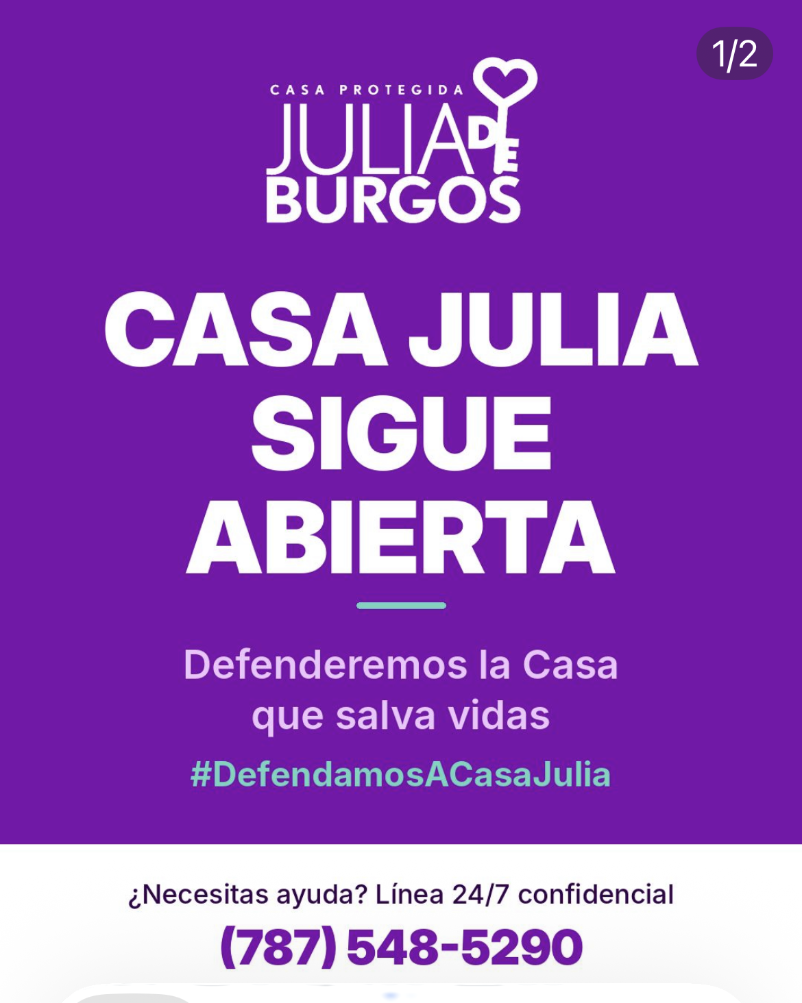 Imagen del artículo de Claridad: Casa Julia sigue abierta: Defenderemos la Casa que salva vidas